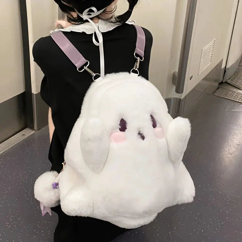 New Cute Ghost Plush Backpack for Girls