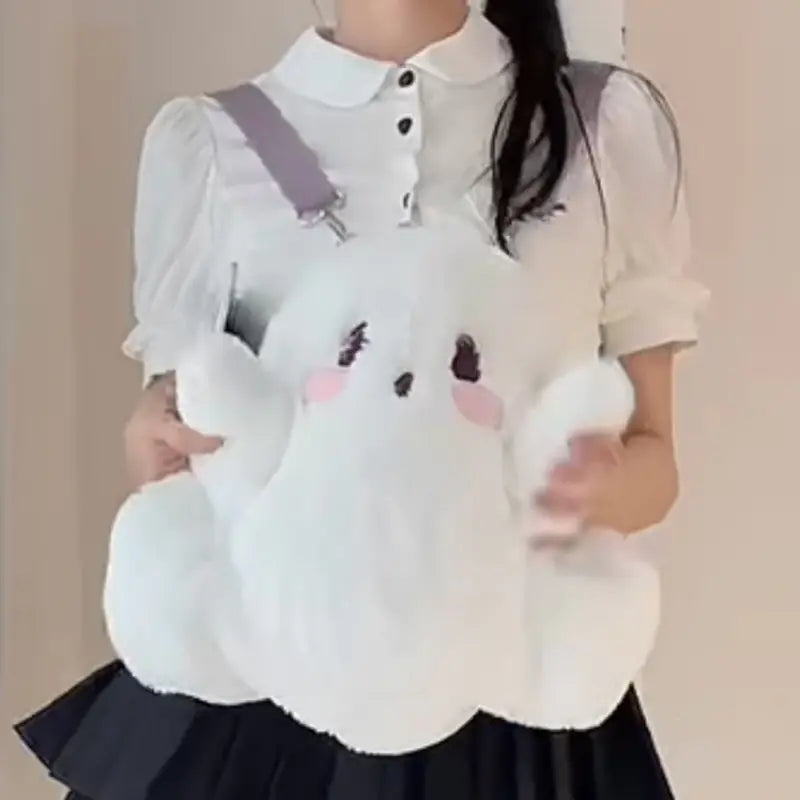New Cute Ghost Plush Backpack for Girls