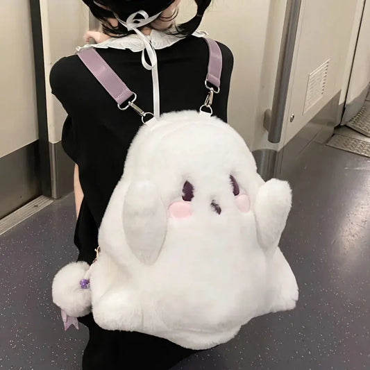 New Cute Ghost Plush Backpack for Girls